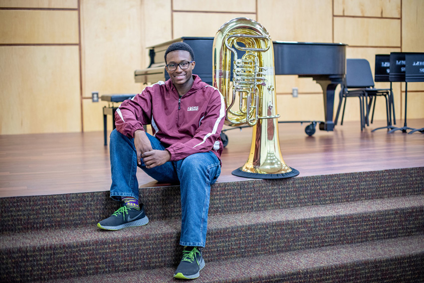 Low notes on tuba, high notes in school for band student | Hinds ...