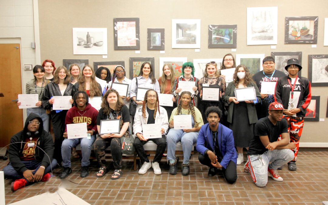 Hinds CC Fine Art and Graphic Design Students Receive Awards